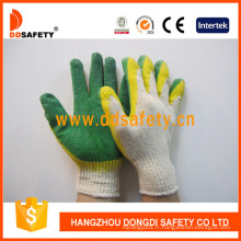 Gants en coton de calibre 10, latex, finition lisse Dkl318